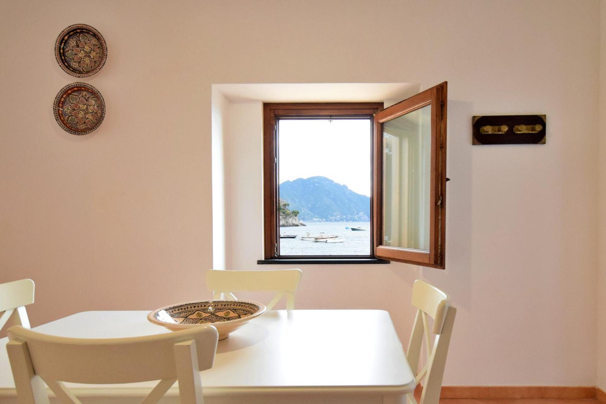 Casa Della Marina - Beach, Seaview, Wifi Conca dei Marini Bagian luar foto