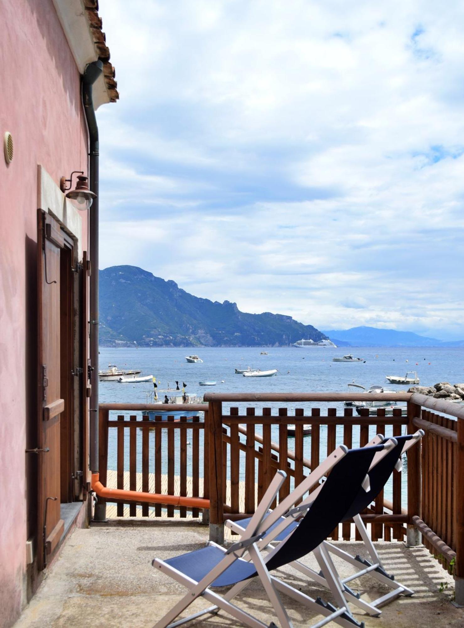 Casa Della Marina - Beach, Seaview, Wifi Conca dei Marini Bagian luar foto