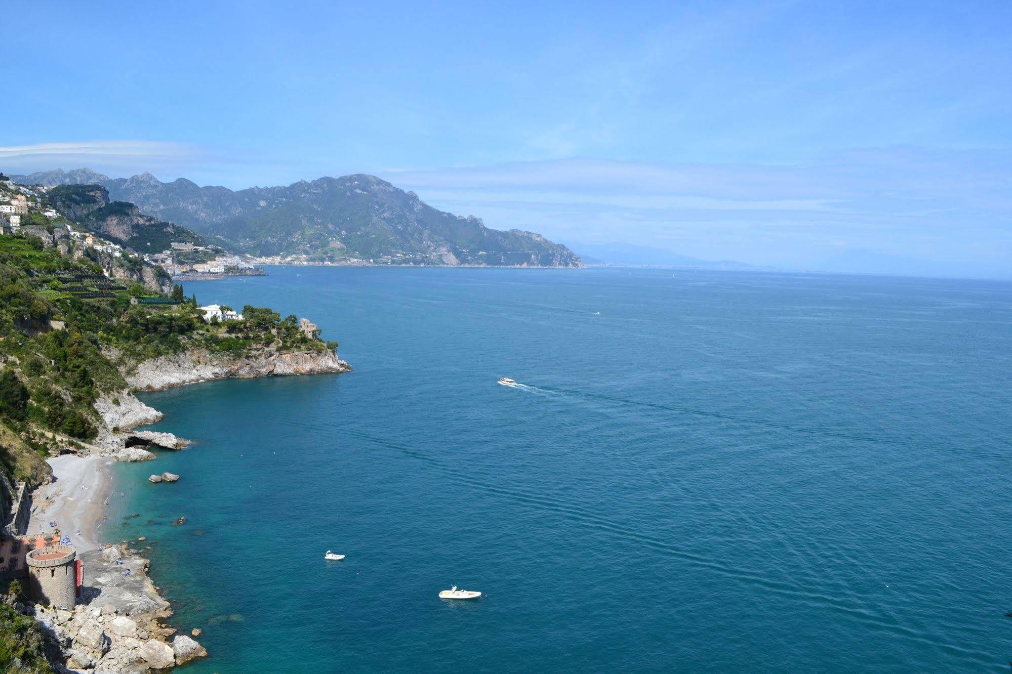 Casa Della Marina - Beach, Seaview, Wifi Conca dei Marini Bagian luar foto